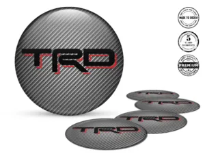 Toyota TRD Adesivi Cupola Edizione Emblemi Resina Custom